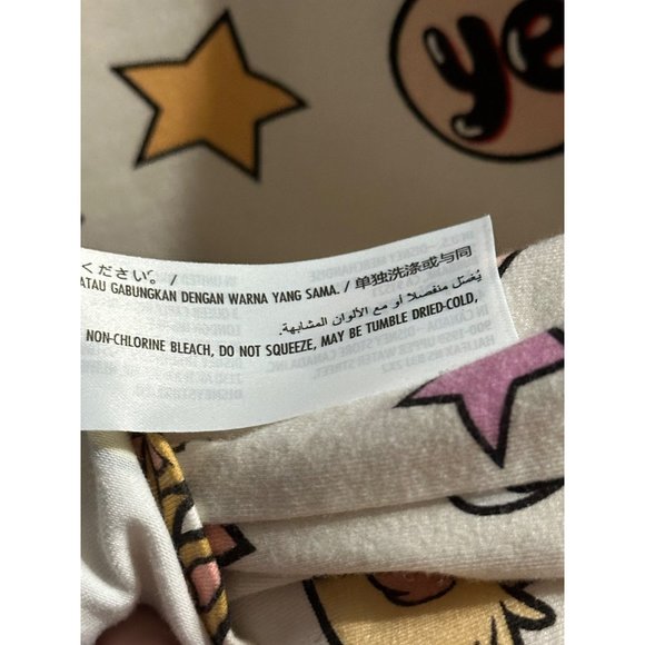 Disney size 2X Chip & Dale chipmunks cream v neck long sleeve top-part of a set - Picture 9 of 11